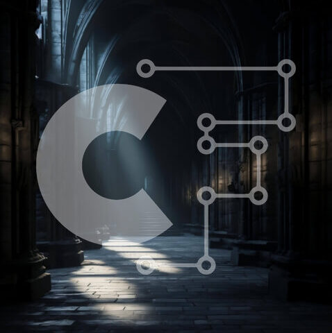 Intra Συλλεκτικό Ξύλινο Παζλ Plywood 4mm - Άδειος σκοτεινός διάδρομος με καμάρες και έντονο φως Σε Ξύλινο Κουτί - Διαστάσεις Puzzle: 10x10 cm – 25 κομμάτια - Image 1