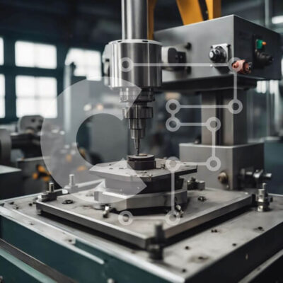 Intra Συλλεκτικό Ξύλινο Παζλ Plywood 4mm - Μηχανή κατασκευής μεταλλικών εξαρτημάτων σε βιομηχανικό περιβάλλον Σε Ξύλινο Κουτί - Διαστάσεις Puzzle: 10x10 cm – 25 κομμάτια - Image 1