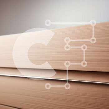 Intra Συλλεκτικό Ξύλινο Παζλ Plywood  4mm - Κοντινό πλάνο ξύλινου ντουλαπιού κουζίνας με κομψό σχέδιο Σε Ξύλινο Κουτί - Διαστάσεις Puzzle: 10x10 cm – 25 κομμάτια - Image 1