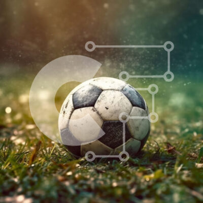 Intra Συλλεκτικό Ξύλινο Παζλ Plywood 4mm - Μπάλα ποδοσφαίρου σε χορτάρι με ηλιαχτίδα στο φόντο Σε Ξύλινο Κουτί - Διαστάσεις Puzzle: 10x10 cm – 25 κομμάτια - Image 1