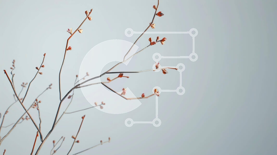 Intra Συλλεκτικό Ξύλινο Παζλ Plywood  4mm - Κλαδί δέντρου με καφέ φύλλα και πετώντας πουλί Σε Ξύλινο Κουτί - Διαστάσεις: 10x10 cm – 25 κομμάτια