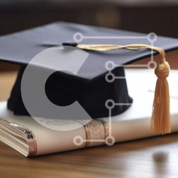 Intra Συλλεκτικό Ξύλινο Παζλ Plywood  4mm - Καπάκι αποφοίτησης σε βιβλία σε ξύλινο τραπέζι Σε Ξύλινο Κουτί - Διαστάσεις Puzzle: 10x10 cm – 25 κομμάτια - Image 1