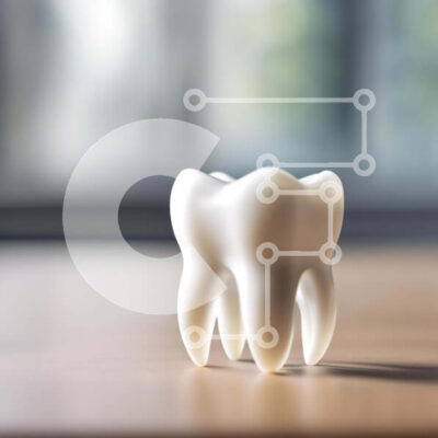 Intra Συλλεκτικό Ξύλινο Παζλ Plywood  4mm - Πρότυπο λευκού δοντιού στο τραπέζι με ανοιχτό παράθυρο Σε Ξύλινο Κουτί - Διαστάσεις Puzzle: 10x10 cm – 25 κομμάτια - Image 1