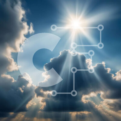 Intra Συλλεκτικό Ξύλινο Παζλ Plywood  4mm - Φωτεινή και ηλιόλουστη εικόνα των ακτίνων του ήλιου μέσα από σύννεφα Σε Ξύλινο Κουτί - Διαστάσεις: 10x10 cm – 25 κομμάτια - Image 1