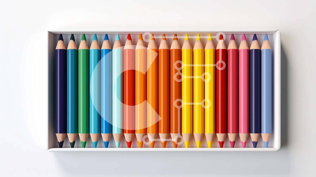 Intra Συλλεκτικό Ξύλινο Παζλ Plywood  4mm - Πολύχρωμα μολύβια σε τακτοποιημένο κουτί Σε Ξύλινο Κουτί - Διαστάσεις: 10x10 cm – 25 κομμάτια