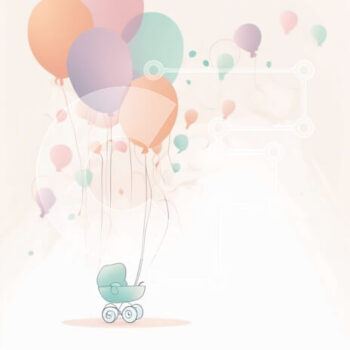 Intra Συλλεκτικό Ξύλινο Παζλ Plywood  4mm - Πολύχρωμα μπαλόνια που επιπλέουν πάνω από το καροτσάκι μωρού Σε Ξύλινο Κουτί - Διαστάσεις Puzzle: 10x10 cm – 25 κομμάτια - Image 1