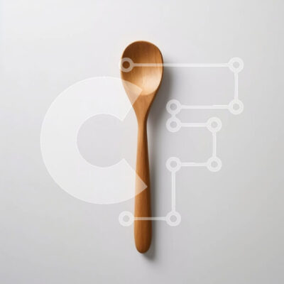 Intra Συλλεκτικό Ξύλινο Παζλ Plywood  4mm - Ξύλινο κουτάλι - Ιδανικό για μαγείρεμα και ψήσιμο Σε Ξύλινο Κουτί - Διαστάσεις: 10x10 cm – 25 κομμάτια - Image 1