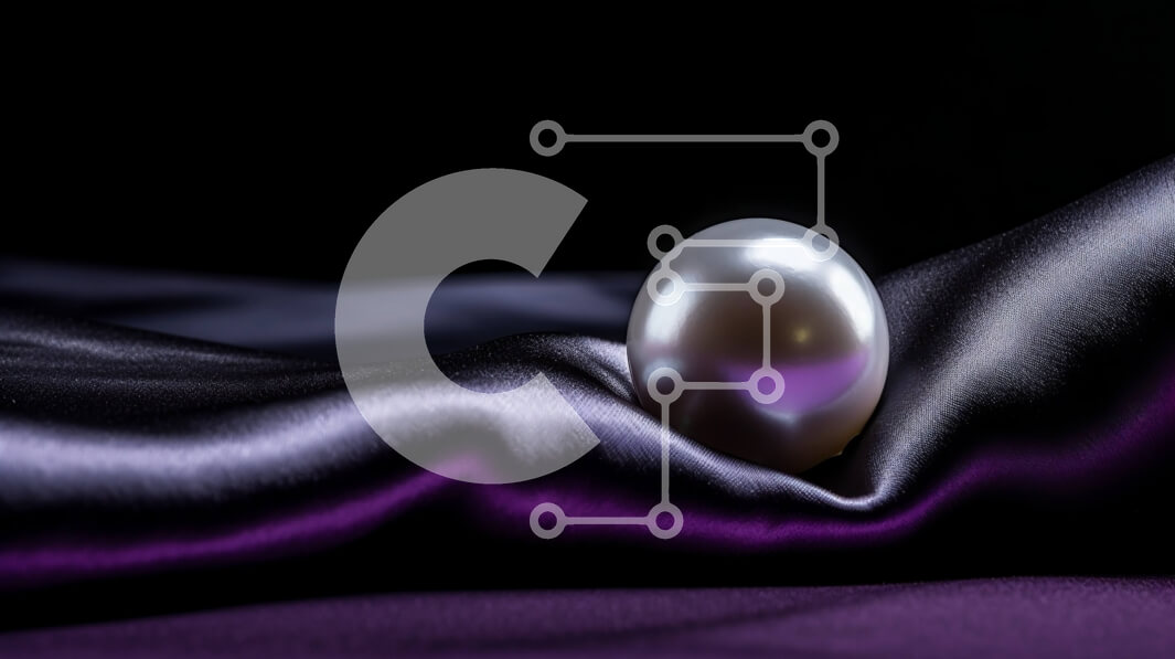 Intra Συλλεκτικό Ξύλινο Παζλ Plywood  4mm - Εκπληκτικό λευκό μαργαριτάρι σε πολυτελές μωβ μεταξωτό φόντο Σε Ξύλινο Κουτί - Διαστάσεις: 10x10 cm – 25 κομμάτια