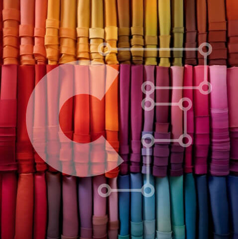 Intra Συλλεκτικό Ξύλινο Παζλ Plywood 4mm - Πολύχρωμο υφασμάτινο ράφι για έργα ραπτικής και χειροτεχνίας Σε Ξύλινο Κουτί - Διαστάσεις Puzzle: 10x10 cm – 25 κομμάτια - Image 1