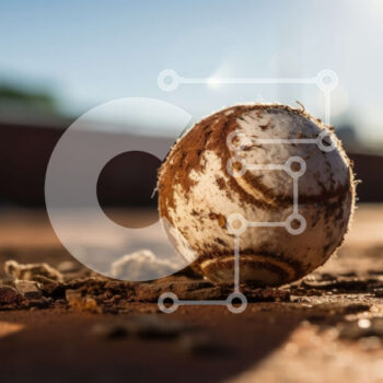 Intra Συλλεκτικό Ξύλινο Παζλ Plywood  4mm - Μπέιζμπολ σε χωμάτινο γήπεδο με ήλιο που λάμπει Σε Ξύλινο Κουτί - Διαστάσεις Puzzle: 10x10 cm – 25 κομμάτια - Image 1