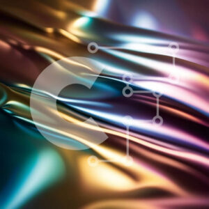 Intra Συλλεκτικό Ξύλινο Παζλ Plywood  4mm - Δονούμενο και λαμπερό μεταλλικό αφηρημένο φόντο Σε Ξύλινο Κουτί - Διαστάσεις Puzzle: 10x10 cm – 25 κομμάτια