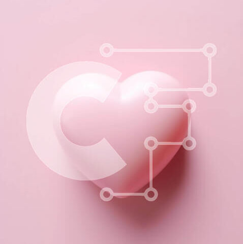 Intra Συλλεκτικό Ξύλινο Παζλ Plywood 4mm - Ροζ αντικείμενο σε σχήμα καρδιάς σε ροζ φόντο Σε Ξύλινο Κουτί - Διαστάσεις Puzzle: 10x10 cm – 25 κομμάτια - Image 1