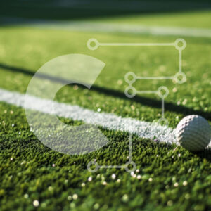 Intra Συλλεκτικό Ξύλινο Παζλ Plywood  4mm - Μπάλα ποδοσφαίρου στο χορτάρι κοντά στο White Lines Σε Ξύλινο Κουτί - Διαστάσεις Puzzle: 10x10 cm – 25 κομμάτια