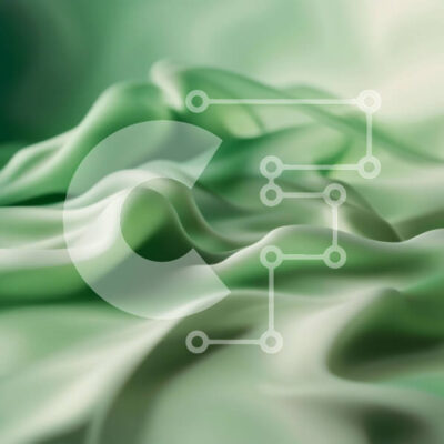 Intra Συλλεκτικό Ξύλινο Παζλ Plywood  4mm - Κοντινό πλάνο από απαλό πράσινο ύφασμα με ρυτίδες και πτυχώσεις Σε Ξύλινο Κουτί - Διαστάσεις Puzzle: 10x10 cm – 25 κομμάτια - Image 1