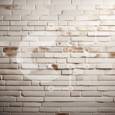 Intra Συλλεκτικό Ξύλινο Παζλ Plywood  4mm - Όμορφη εικόνα ενός ξεπερασμένου λευκού πηλού τοίχου από τούβλα Σε Ξύλινο Κουτί - Διαστάσεις Puzzle: 10x10 cm – 25 κομμάτια - Image 1