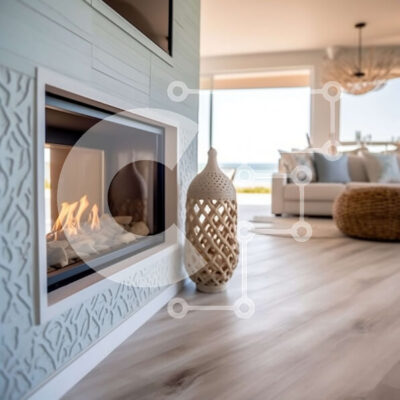 Intra Συλλεκτικό Ξύλινο Παζλ Plywood 4mm - Κομψό και άνετο μοντέρνο σαλόνι με φυσικό φως Σε Ξύλινο Κουτί - Διαστάσεις Puzzle: 10x10 cm – 25 κομμάτια - Image 1