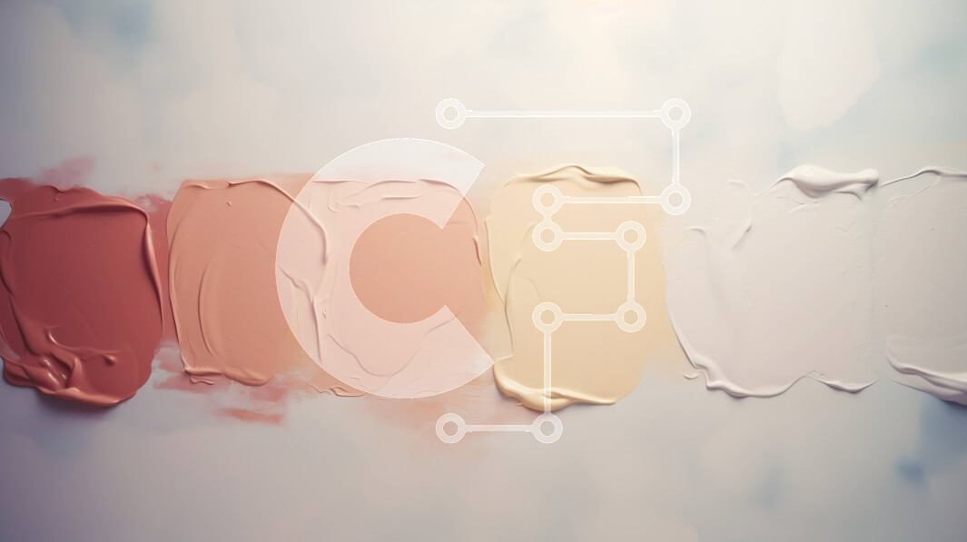 Intra Συλλεκτικό Ξύλινο Παζλ Plywood  4mm - Όμορφες αποχρώσεις ντεγκραντέ μακιγιάζ - ανοιχτό μπεζ, μεσαίο μπεζ, σκούρο μπεζ Σε Ξύλινο Κουτί - Διαστάσεις Puzzle: 10x10 cm – 25 κομμάτια