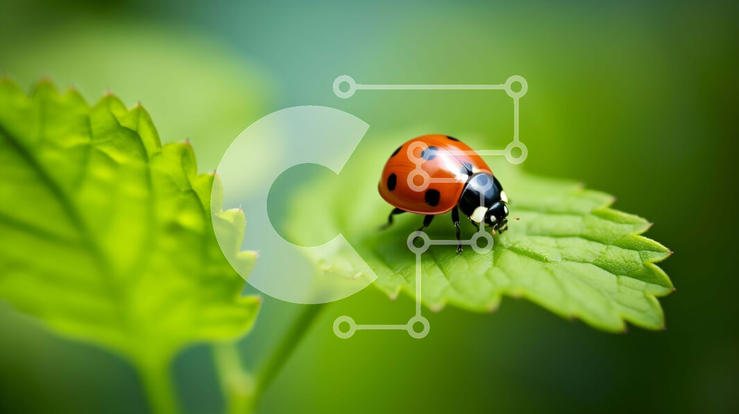 Intra Συλλεκτικό Ξύλινο Παζλ Plywood  4mm - Πασχαλίτσα στα πράσινα φύλλα Σε Ξύλινο Κουτί - Διαστάσεις: 10x10 cm – 25 κομμάτια