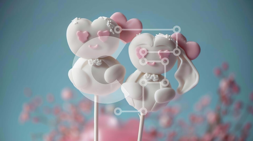 Intra Συλλεκτικό Ξύλινο Παζλ Plywood  4mm - Γιορτή αρραβώνα ή γάμου με Cake Pops και τριαντάφυλλα Σε Ξύλινο Κουτί - Διαστάσεις: 10x10 cm – 25 κομμάτια