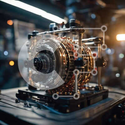 Intra Συλλεκτικό Ξύλινο Παζλ Plywood 4mm - Ισχυρό μηχάνημα σε βιομηχανικό περιβάλλον Σε Ξύλινο Κουτί - Διαστάσεις Puzzle: 10x10 cm – 25 κομμάτια - Image 1