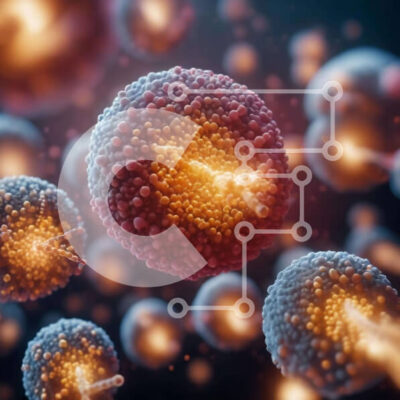 Intra Συλλεκτικό Ξύλινο Παζλ Plywood  4mm - Τρισδιάστατη απόδοση πολύχρωμων κυττάρων για ιατρική έρευνα Σε Ξύλινο Κουτί - Διαστάσεις Puzzle: 10x10 cm – 25 κομμάτια - Image 1