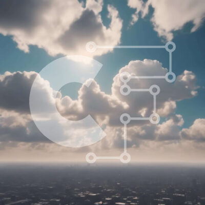 Intra Συλλεκτικό Ξύλινο Παζλ Plywood  4mm - Συννεφιασμένος ουρανός πάνω από την αστική περιοχή Σε Ξύλινο Κουτί - Διαστάσεις: 10x10 cm – 25 κομμάτια - Image 1