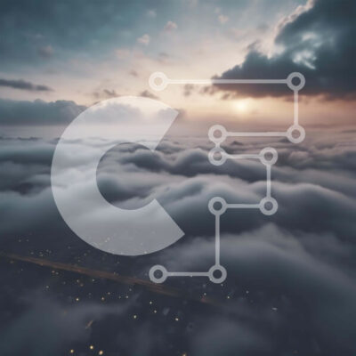 Intra Συλλεκτικό Ξύλινο Παζλ Plywood 4mm - Αεροφωτογραφία της πόλης κάτω από τα σύννεφα Σε Ξύλινο Κουτί - Διαστάσεις Puzzle: 10x10 cm – 25 κομμάτια - Image 1