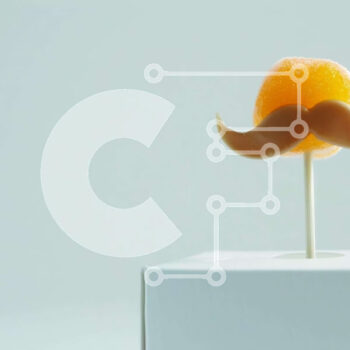 Intra Συλλεκτικό Ξύλινο Παζλ Plywood  4mm - Γλειφιτζούρια σε σχήμα μουστακιού σε πορτοκαλί μπαστούνι από γλειφιτζούρια Σε Ξύλινο Κουτί - Διαστάσεις Puzzle: 10x10 cm – 25 κομμάτια - Image 1