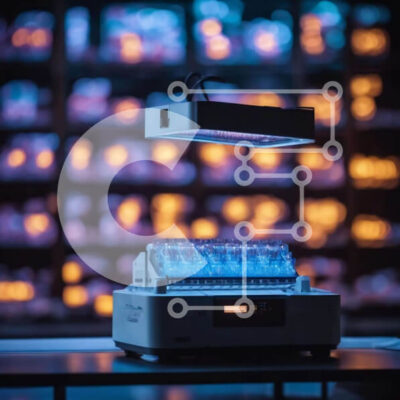 Intra Συλλεκτικό Ξύλινο Παζλ Plywood  4mm - Ηλεκτρονική συσκευή στο τραπέζι με φώτα φθορισμού Σε Ξύλινο Κουτί - Διαστάσεις Puzzle: 10x10 cm – 25 κομμάτια - Image 1