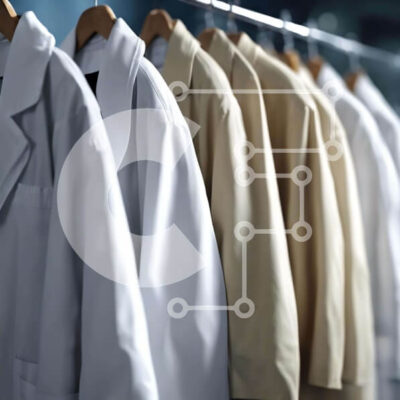 Intra Συλλεκτικό Ξύλινο Παζλ Plywood  4mm - Λευκά παλτά και ρούχα εργαστηρίου σε ιατρικό περιβάλλον Σε Ξύλινο Κουτί - Διαστάσεις Puzzle: 10x10 cm – 25 κομμάτια - Image 1