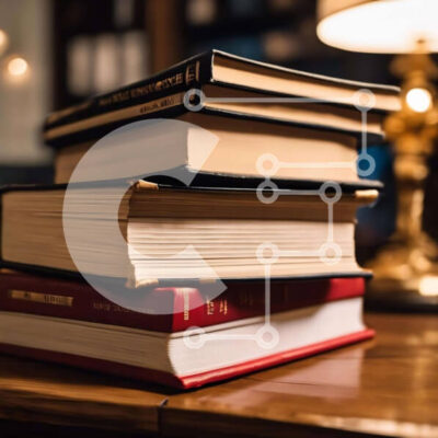 Intra Συλλεκτικό Ξύλινο Παζλ Plywood  4mm - Στοίβα από βιβλία με λάμπα στο τραπέζι Σε Ξύλινο Κουτί - Διαστάσεις Puzzle: 10x10 cm – 25 κομμάτια - Image 1