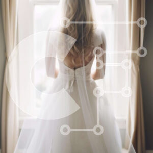 Intra Συλλεκτικό Ξύλινο Παζλ Plywood  4mm - Η νύφη κάθεται στο παράθυρο περιμένοντας τον σύζυγό της Σε Ξύλινο Κουτί - Διαστάσεις Puzzle: 10x10 cm – 25 κομμάτια