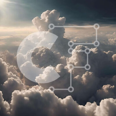 Intra Συλλεκτικό Ξύλινο Παζλ Plywood 4mm - Αεροφωτογραφία των λευκών σύννεφων στον ουρανό Σε Ξύλινο Κουτί - Διαστάσεις Puzzle: 10x10 cm – 25 κομμάτια - Image 1