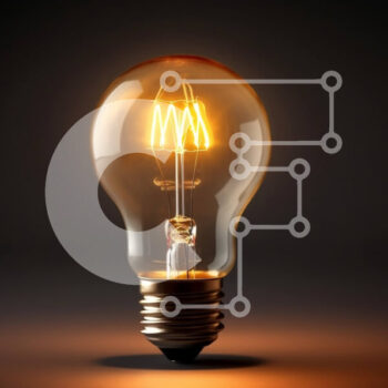 Intra Συλλεκτικό Ξύλινο Παζλ Plywood  4mm - Edison Screw Light Light in a Dark Room Σε Ξύλινο Κουτί - Διαστάσεις: 10x10 cm – 25 κομμάτια - Image 1