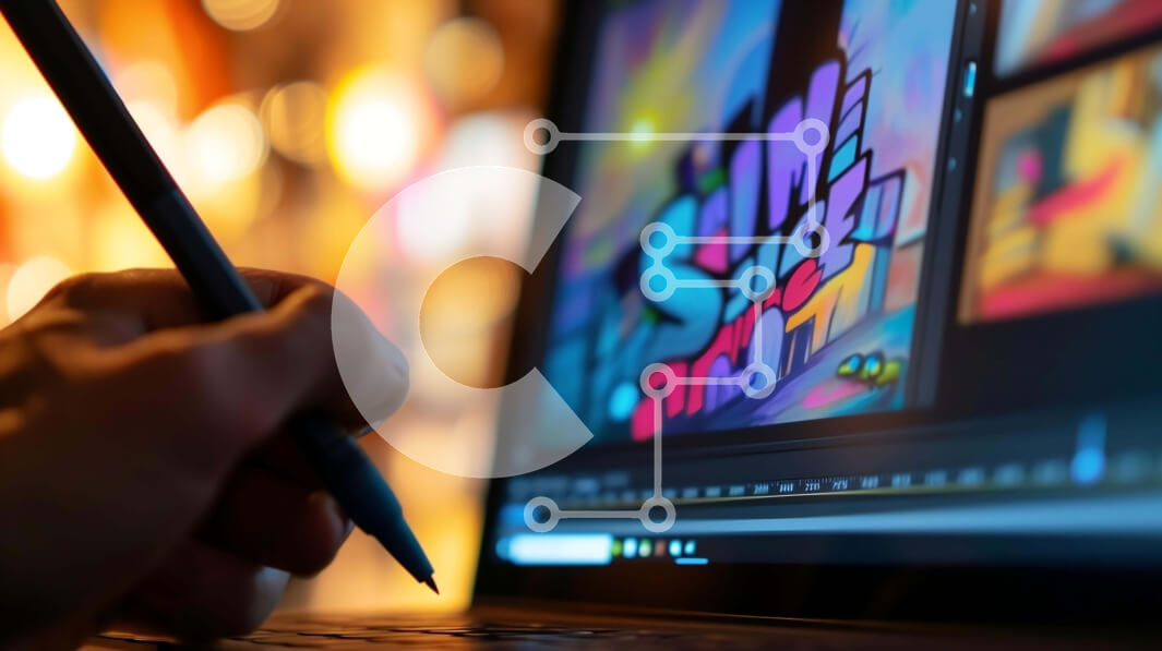 Intra Συλλεκτικό Ξύλινο Παζλ Plywood  4mm - Πρόσωπο που δημιουργεί κινούμενα βίντεο σε φορητό υπολογιστή Σε Ξύλινο Κουτί - Διαστάσεις Puzzle: 10x10 cm – 25 κομμάτια