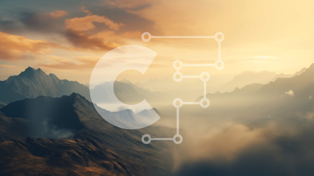 Intra Συλλεκτικό Ξύλινο Παζλ Plywood  4mm - Ορεινό τοπίο με σύννεφα Σε Ξύλινο Κουτί - Διαστάσεις: 10x10 cm – 25 κομμάτια