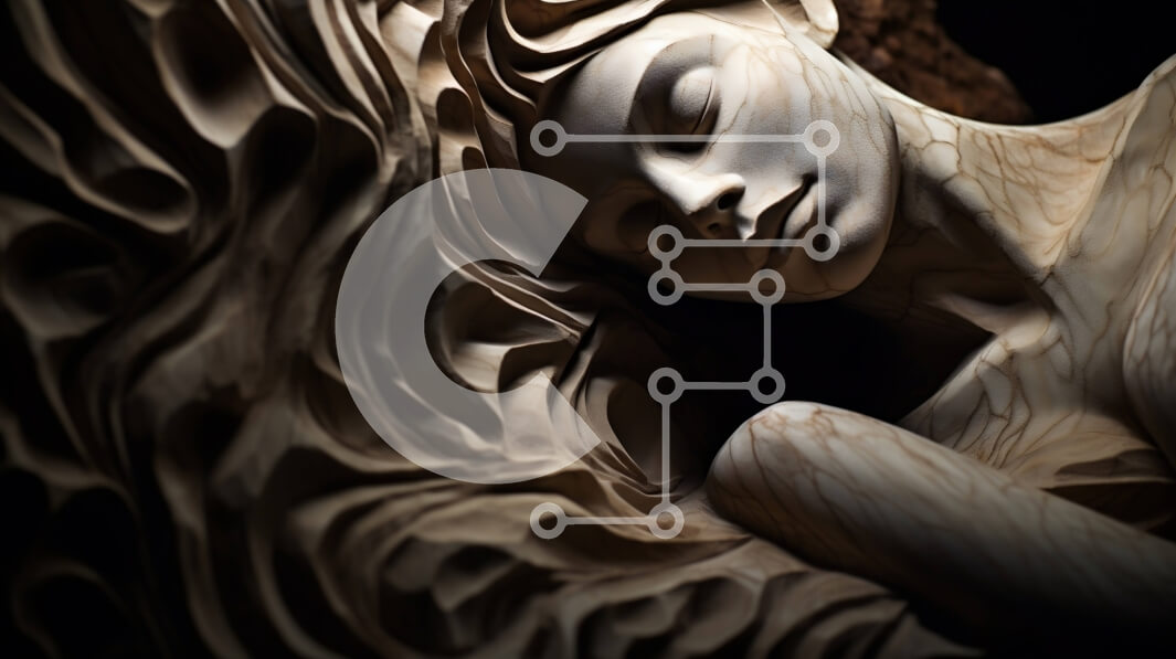 Intra Συλλεκτικό Ξύλινο Παζλ Plywood  4mm - Όμορφο Ξύλινο Γλυπτό Γαληνικού Γυναικείου Προσώπου Σε Ξύλινο Κουτί - Διαστάσεις Puzzle: 10x10 cm – 25 κομμάτια