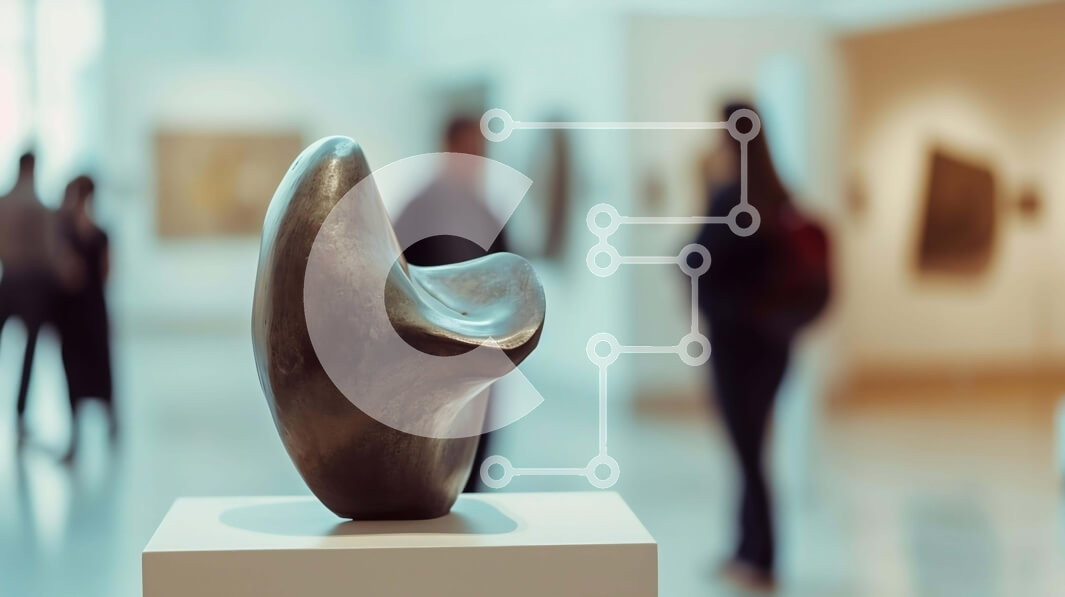 Intra Συλλεκτικό Ξύλινο Παζλ Plywood  4mm - Πινακοθήκη ή Μουσείο με Έκθεση Ανθρώπων και Γλυπτικής Σε Ξύλινο Κουτί - Διαστάσεις Puzzle: 10x10 cm – 25 κομμάτια