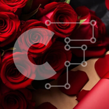 Intra Συλλεκτικό Ξύλινο Παζλ Plywood  4mm - Μπουκέτο με κόκκινα τριαντάφυλλα με κουτί δώρου Σε Ξύλινο Κουτί - Διαστάσεις Puzzle: 10x10 cm – 25 κομμάτια - Image 1