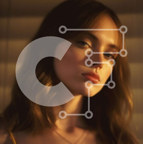 Intra Συλλεκτικό Ξύλινο Παζλ Plywood  4mm - Εκπληκτική γυναίκα με κίτρινο φόρεμα με σοβαρή έκφραση Σε Ξύλινο Κουτί - Διαστάσεις Puzzle: 10x10 cm – 25 κομμάτια - Image 1