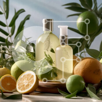 Intra Συλλεκτικό Ξύλινο Παζλ Plywood 4mm - Citrus Burst Body Wash με φρέσκα λεμόνια και λάιμ Σε Ξύλινο Κουτί - Διαστάσεις Puzzle: 10x10 cm – 25 κομμάτια - Image 1