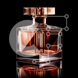 Intra Συλλεκτικό Ξύλινο Παζλ Plywood  4mm - Μπουκάλι αρώματος Visage Rose Gold: Κομψή και μοντέρνα σχεδίαση Σε Ξύλινο Κουτί - Διαστάσεις Puzzle: 10x10 cm – 25 κομμάτια