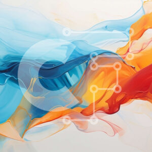 Intra Συλλεκτικό Ξύλινο Παζλ Plywood  4mm - Ζωντανό και πολύχρωμο αφηρημένο έργο τέχνης Σε Ξύλινο Κουτί - Διαστάσεις Puzzle: 10x10 cm – 25 κομμάτια