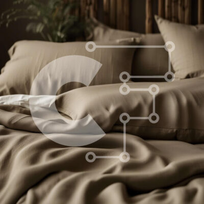 Intra Συλλεκτικό Ξύλινο Παζλ Plywood  4mm - Άνετο και άνετο κρεβάτι με μπεζ αναπαυτικό και ξύλινο κεφαλάρι Σε Ξύλινο Κουτί - Διαστάσεις Puzzle: 10x10 cm – 25 κομμάτια - Image 1