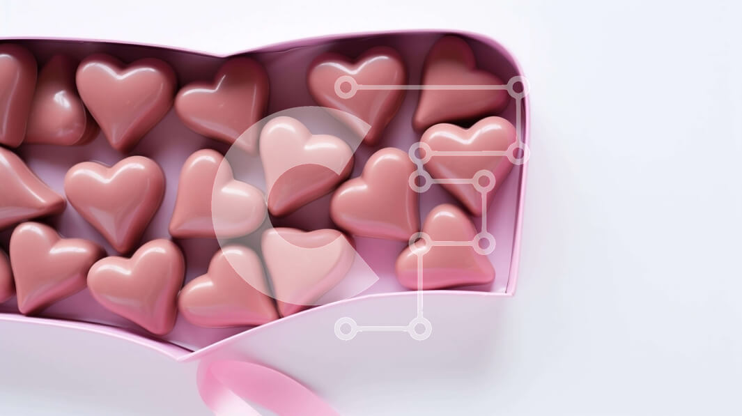 Intra Συλλεκτικό Ξύλινο Παζλ Plywood  4mm - Κουτί σοκολάτας σε σχήμα καρδιάς για την ημέρα του Αγίου Βαλεντίνου Σε Ξύλινο Κουτί - Διαστάσεις: 10x10 cm – 25 κομμάτια