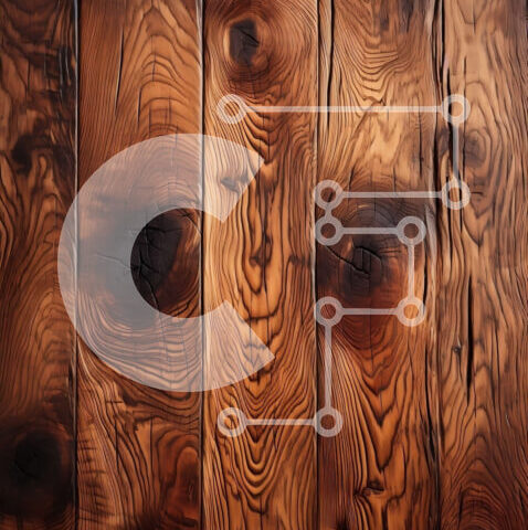 Intra Συλλεκτικό Ξύλινο Παζλ Plywood  4mm - Υφή ενός ξεπερασμένου ξύλινου τοίχου Σε Ξύλινο Κουτί - Διαστάσεις Puzzle: 10x10 cm – 25 κομμάτια - Image 1