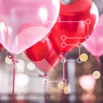 Intra Συλλεκτικό Ξύλινο Παζλ Plywood  4mm - Ομάδα από μπαλόνια σε σχήμα καρδιάς για γιορτές Σε Ξύλινο Κουτί - Διαστάσεις Puzzle: 10x10 cm – 25 κομμάτια - Image 1