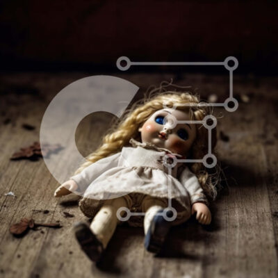 Intra Συλλεκτικό Ξύλινο Παζλ Plywood  4mm - Vintage πορσελάνινη κούκλα με γαλήνια έκφραση Σε Ξύλινο Κουτί - Διαστάσεις Puzzle: 10x10 cm – 25 κομμάτια - Image 1