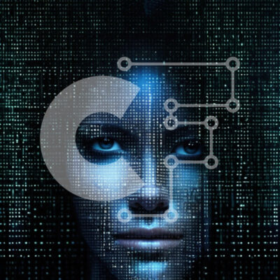 Intra Συλλεκτικό Ξύλινο Παζλ Plywood  4mm - Αφηρημένο ψηφιακό πορτρέτο τέχνης pixel Σε Ξύλινο Κουτί - Διαστάσεις Puzzle: 10x10 cm – 25 κομμάτια - Image 1