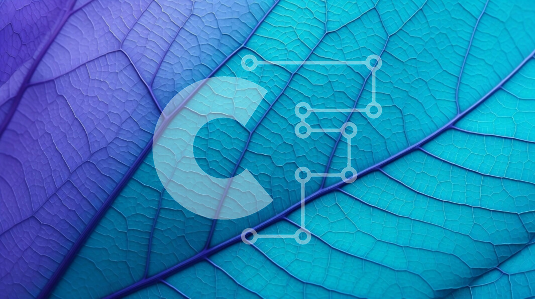 Intra Συλλεκτικό Ξύλινο Παζλ Plywood  4mm - Κοντινό πλάνο ενός μπλε και μοβ φύλλου Σε Ξύλινο Κουτί - Διαστάσεις: 10x10 cm – 25 κομμάτια